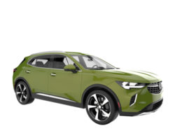 realistischer suv isoliert auf transparentem hintergrund. 3D-Rendering - Abbildung png