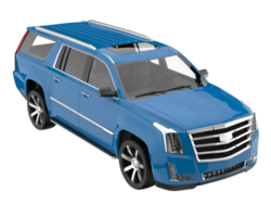 Realistic SUV isolated on transparent background. 3d rendering - illustration png