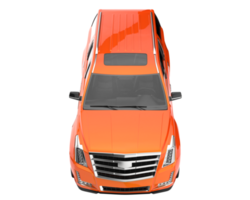 Realistic SUV isolated on transparent background. 3d rendering - illustration png