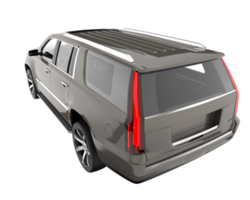 Realistic SUV isolated on transparent background. 3d rendering - illustration png