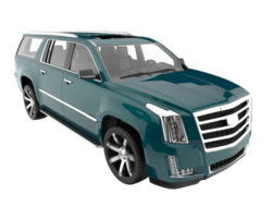 suv realista isolado em fundo transparente. renderização 3D - ilustração png