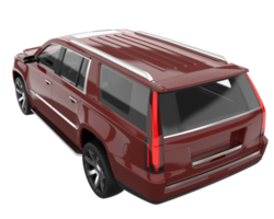 realistisk sUV isolerat på transparent bakgrund. 3d tolkning - illustration png