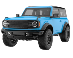 Realistic SUV isolated on transparent background. 3d rendering - illustration png