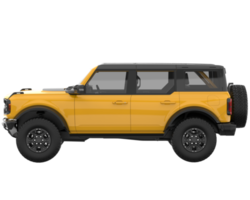 Realistic SUV isolated on transparent background. 3d rendering - illustration png