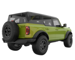 Realistic SUV isolated on transparent background. 3d rendering - illustration png