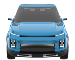 Realistic SUV isolated on transparent background. 3d rendering - illustration png