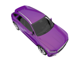 realistisk sUV isolerat på transparent bakgrund. 3d tolkning - illustration png