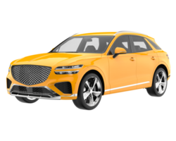 suv realista isolado em fundo transparente. renderização 3D - ilustração png