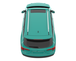Realistic SUV isolated on transparent background. 3d rendering - illustration png