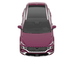 Realistic SUV isolated on transparent background. 3d rendering - illustration png