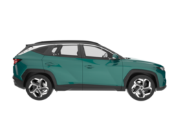 Realistic SUV isolated on transparent background. 3d rendering - illustration png