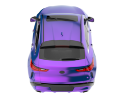 Realistic SUV isolated on transparent background. 3d rendering - illustration png