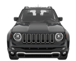 Realistic SUV isolated on transparent background. 3d rendering - illustration png