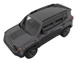 suv réaliste isolé sur fond transparent. rendu 3d - illustration png