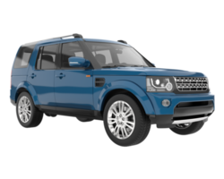 Realistic SUV isolated on transparent background. 3d rendering - illustration png
