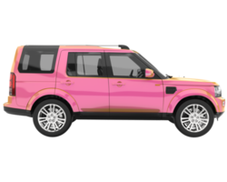 Realistic SUV isolated on transparent background. 3d rendering - illustration png