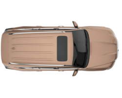 realistisk sUV isolerat på transparent bakgrund. 3d tolkning - illustration png