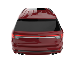 Realistic SUV isolated on transparent background. 3d rendering - illustration png
