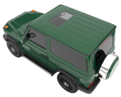 Realistic SUV isolated on transparent background. 3d rendering - illustration png