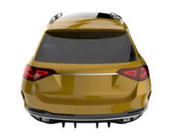 Realistic SUV isolated on transparent background. 3d rendering - illustration png