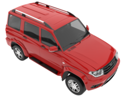 realistisk sUV isolerat på transparent bakgrund. 3d tolkning - illustration png