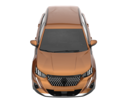 suv realista isolado em fundo transparente. renderização 3D - ilustração png