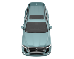 realistisk sUV isolerat på transparent bakgrund. 3d tolkning - illustration png