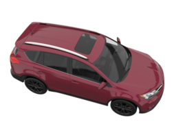 realistico suv isolato su trasparente sfondo. 3d interpretazione - illustrazione png