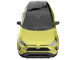 Realistic SUV isolated on transparent background. 3d rendering - illustration png