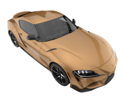 voiture de sport isolée sur fond transparent. rendu 3d - illustration png