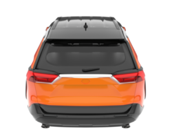 Sport car isolated on transparent background. 3d rendering - illustration png