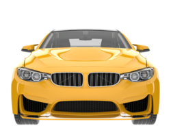 voiture de sport isolée sur fond transparent. rendu 3d - illustration png