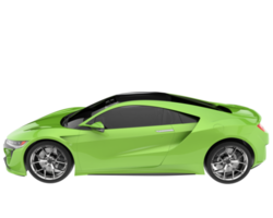 Sport car isolated on transparent background. 3d rendering - illustration png