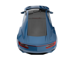 voiture de sport isolée sur fond transparent. rendu 3d - illustration png