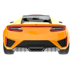 Sport car isolated on transparent background. 3d rendering - illustration png