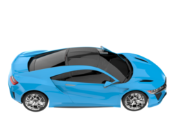 Sport car isolated on transparent background. 3d rendering - illustration png