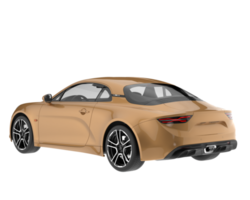 carro esporte isolado em fundo transparente. renderização 3D - ilustração png