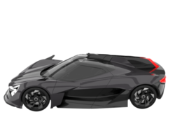 voiture de sport isolée sur fond transparent. rendu 3d - illustration png