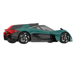 Sport car isolated on transparent background. 3d rendering - illustration png