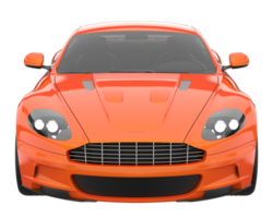 Sport car isolated on transparent background. 3d rendering - illustration png