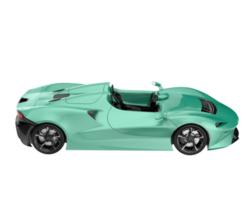 voiture de sport isolée sur fond transparent. rendu 3d - illustration png