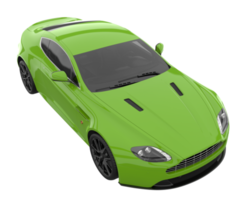 Sport car isolated on transparent background. 3d rendering - illustration png