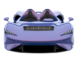 voiture de sport isolée sur fond transparent. rendu 3d - illustration png