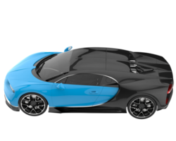 carro esporte isolado em fundo transparente. renderização 3D - ilustração png