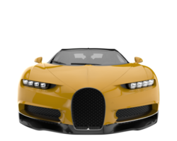 Sport car isolated on transparent background. 3d rendering - illustration png