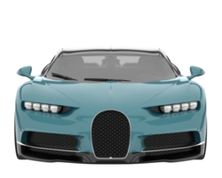 voiture de sport isolée sur fond transparent. rendu 3d - illustration png