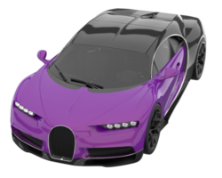 Sport car isolated on transparent background. 3d rendering - illustration png
