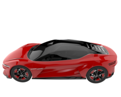 Sport car isolated on transparent background. 3d rendering - illustration png