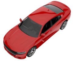 voiture de sport isolée sur fond transparent. rendu 3d - illustration png