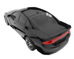 Sport car isolated on transparent background. 3d rendering - illustration png